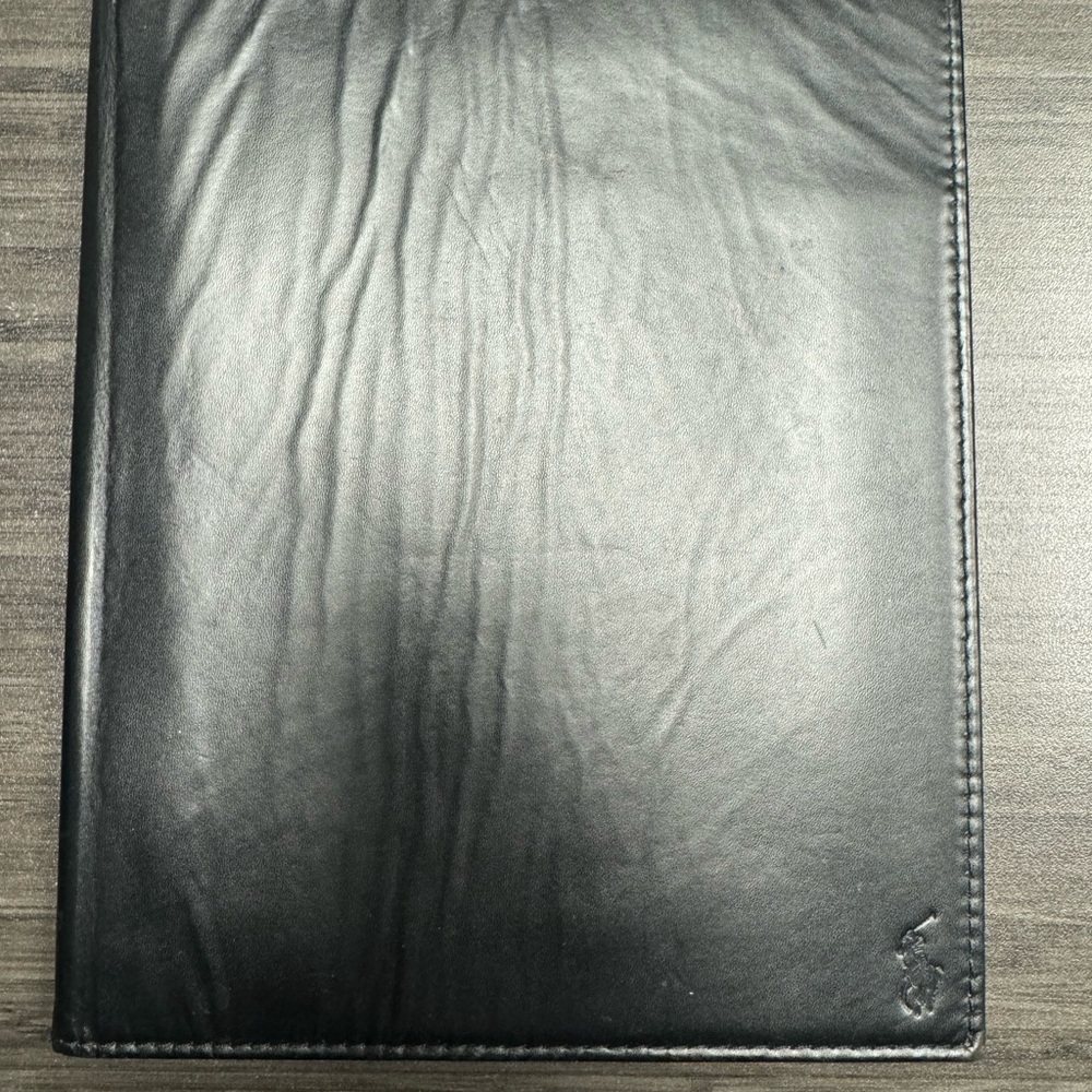 Black Leather iPad case